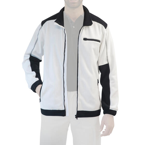 Veste polaire Performance blanc/noir