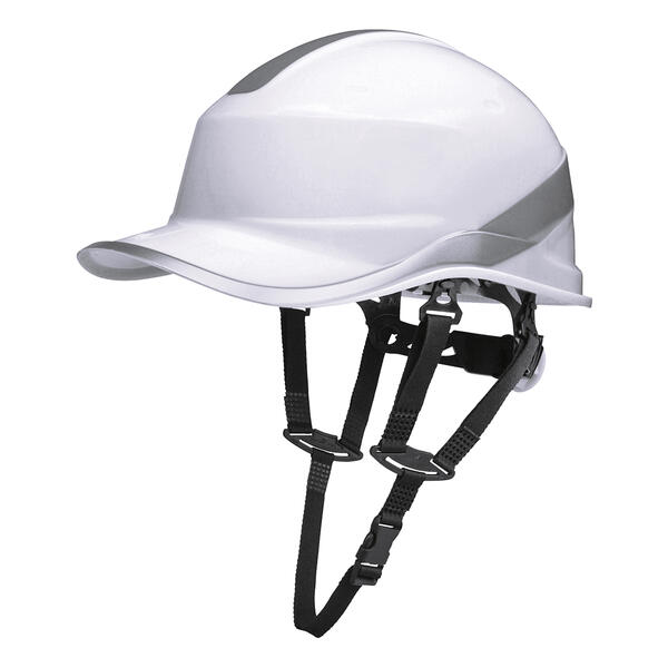 Casque de chantier type baseball avec porte badge