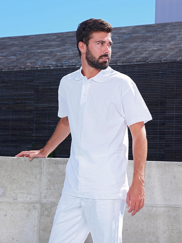 Polo Complémentaire blanc en situation