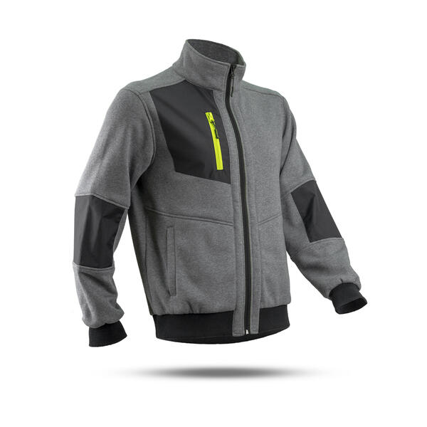 Heather Grey Fleece Street Jacket